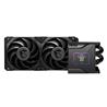 MSI MEG Core Liquid S280 AIO Liquid CPU Cooler, 2.4" IPS Display 280mm Radiator, Duo 140mm Silent Gale P14 PWM Fans, Controlled