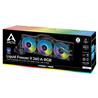 Arctic Liquid Freezer II - 360 A-RGB : All-in-One CPU Water Cooler with 360mm radiator and 3x P12 PWM PST A-RGB fan