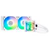 Bitfenix Cube 240 mm AIO Block Watercooling, White, ARGB Edition