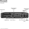 HP EliteDesk 800 G5 i5-9500T 16 Go RAM 256 Go SSD W11P (Remis à neuf)