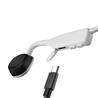 SHOKZ OpenMove Bluetooth Bone Conduction On-Ear Sport Headphones White