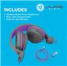 JLAB JBuddies Studio Wireless Kids' Headphone, Grey/Purple(Open Box)