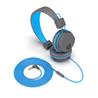 JLAB AUDIO JBuddies Studio On-Ear Kids Wired Headphones, Blue/Grey