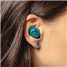 JLAB Go Pop ANC True Wireless Earbuds, Transparent Teal