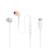 JBL Tune 310C USB Écouteurs avec prise, Blanc