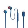 JBL Tune 310C USB Écouteurs avec prise, Bleu