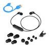 JLab Audio Metal Bluetooth Wireless Rugged Earbuds Black IFCEBMETALRBL