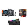 AMD Ryzen 7 5700X CPU + GIGABYTE B550M GAMING X WIFI6 Motherboard + CORSAIR VENGEANCE RGB 32GB DDR4 RAM