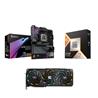 AMD Ryzen 7 9800X3D CPU + GIGABYTE X870E AORUS MASTER Carte mère + GIGABYTE RTX 5080 GAMING OC Carte Graphique