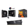 AMD R5 7600X3D CPU + ASUS TUF GAMING B650M-E WIFI Motherboard + T-Force 32GB D5 6000MHz CL30 RAM - Canada Computers Exclusive