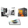 AMD R7 7800X3D CPU + ASUS ROG STRIX B650-A GAMING WIFI Carte mère + CORSAIR RGB 32 Go D5 6000MHz Blanc RAM