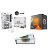 AMD R7 7800X3D CPU +  ASUS X870 MAX GAMING WIFI7 W Motherboard + CORSAIR RGB 32GB D5 6000MHz White RAM