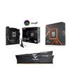 AMD R5 7600X CPU +  ASUS TUF GAMING B650M-E WIFI Motherboard + T-Force 32GB D5 6000MHz CL30 RAM