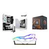 AMD Ryzen 9 7900X CPU + ASUS ROG STRIX B650-A GAMING WIFI Carte Mère + T-Force RGB 32GB D5 6000MHz CL30 White RAM