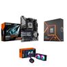 AMD Ryzen 7 7700X CPU + GIGABYTE B650 EAGLE AX Motherboard + AORUS WATERFORCE X II 240 Liquid CPU Cooler