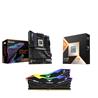 AMD Ryzen 7 9800X3D CPU + GIGABYTE X870E AORUS ELITE WIFI7 Motherboard + T-Force RGB 32GB D5 6000MHz CL30 Black RAM