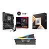 AMD R7 9800X3D CPU + ASUS ROG STRIX X870E-H GAMING WIFI7 Motherboard + CORSAIR RGB 96GB D5 6000MHz Black RAM