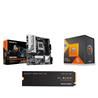 AMD R5 7600X3D CPU + GIGABYTE B650M GAMING PLUS WIFI Motherboard + WD Black SN850X 1TB M.2 SSD