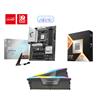 AMD Ryzen 7 9800X3D CPU + MSI B850 GAMING PLUS WIFI Motherboard + CORSAIR VENGEANCE RGB 16GB D5 6000MHz CL36 RAM