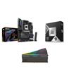 AMD Ryzen 9 9950X3D2 CPU + GIGABYTE X870E AORUS PRO Carte mère + KLEVV CRAS V RGB 64GB D5 RAM