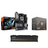 AMD Ryzen 5 8400F CPU + GIGABYTE B650 EAGLE AX Carte mère + KLEVV FIT  V 16 Go DDR5 5600MHz CL30 RAM