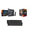 AMD Ryzen 7 5800XT CPU + GIGABYTE B550M GAMING X WIFI6 Motherboard + KLEVV BOLT X 16GB DDR4 3200MHz CL16 RAM