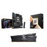AMD Ryzen 7 9800X3D CPU + GIGABYTE X870E AORUS PRO Motherboard + T-Force 32GB D5 6000MHz CL30 RAM