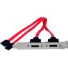 StarTech.com 2 Port SATA to eSATA Slot Plate Bracket - eSATA Female PLATE M/F