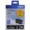 BROTHER LC103 XL 2-Pack Black Ink Cartridges (LC1032PKS)