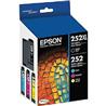 EPSON T252XL-BCS Black XL and C/M/Y Standard Capacity Cartridges