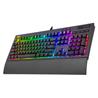 Thermaltake Tt Premium X1 RGB (KB-TPX-BLBRUS-01) Mechanical Gaming Keyboard with Cherry MX BLUE Switches | Audio & USB Passthou