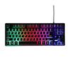 iCAN 87 Key Rainbow Backlit Gaming Keyboard, 1.5M Cable (Black)