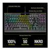 CORSAIR K70 RGB TKL Mechanical Gaming Keyboard, Backlit RGB LED, CHERRY MX Red Keyswitches, Black