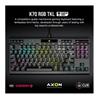 CORSAIR K70 RGB TKL Mechanical Gaming Keyboard, Backlit RGB LED, CHERRY MX Red Keyswitches, Black