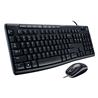 LOGITECH MK200 Wired Desktop Combo (920-002714)(Open Box)