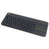 LOGITECH K400 Plus Wireless Touch Keyboard – Black(Open Box)