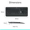 LOGITECH MK540 Advanced Wireless Keyboard/Mouse Combo (920-008671)