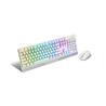 MSI Vigor GK30 Gaming RGB Keyboard/Mouse Combo - White