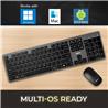 ADESSO Multi OS Wireless Scissor Switch desktop keyboard