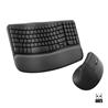 LOGITECH Ergonomic English Keyboard and Mouse Combo