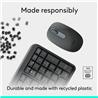 Ensemble clavier et souris Logitech MK250 Productivity (anglais) - Graphite