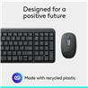 Ensemble clavier et souris Logitech MK250 Productivity (anglais) - Graphite
