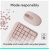 LOGITECH MK250 Productivity English Keyboard and Mouse Combo - Rose