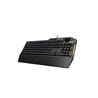 ASUS TUF Gaming K1 RGB keyboard (Dedicated volume knob, Spill-resistance, Side light bar and Armoury Crate)(Open Box)