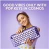 LOGITECH POP Keys Mechanical Wireless Keyboard - Cosmos