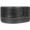 LOGITECH Wave Keys Wireless Ergonomic Keyboard - Graphite