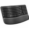 LOGITECH Wave Keys Wireless Ergonomic Keyboard - Graphite