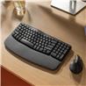 LOGITECH Wave Keys Wireless Ergonomic Keyboard - Graphite