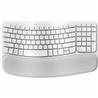 LOGITECH Wave Keys Wireless Ergonomic Keyboard - Off-White