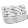 LOGITECH Wave Keys Wireless Ergonomic Keyboard - Off-White